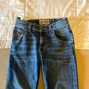 Boys Size 8 Slim Wrangler 20X Bootcut Jeans excellent condition